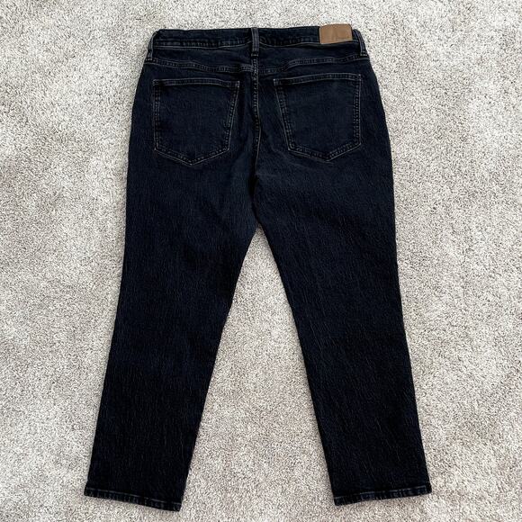 Madewell The Mid rise Perfect Vintage Jeans Women's 32 Black - Picture 2 of 14